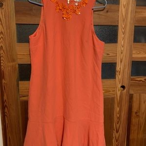 Orange Trina Turk dress
